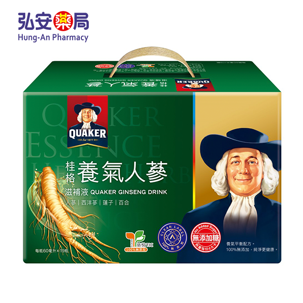 桂格養氣人蔘禮盒(無糖)60ML*19入